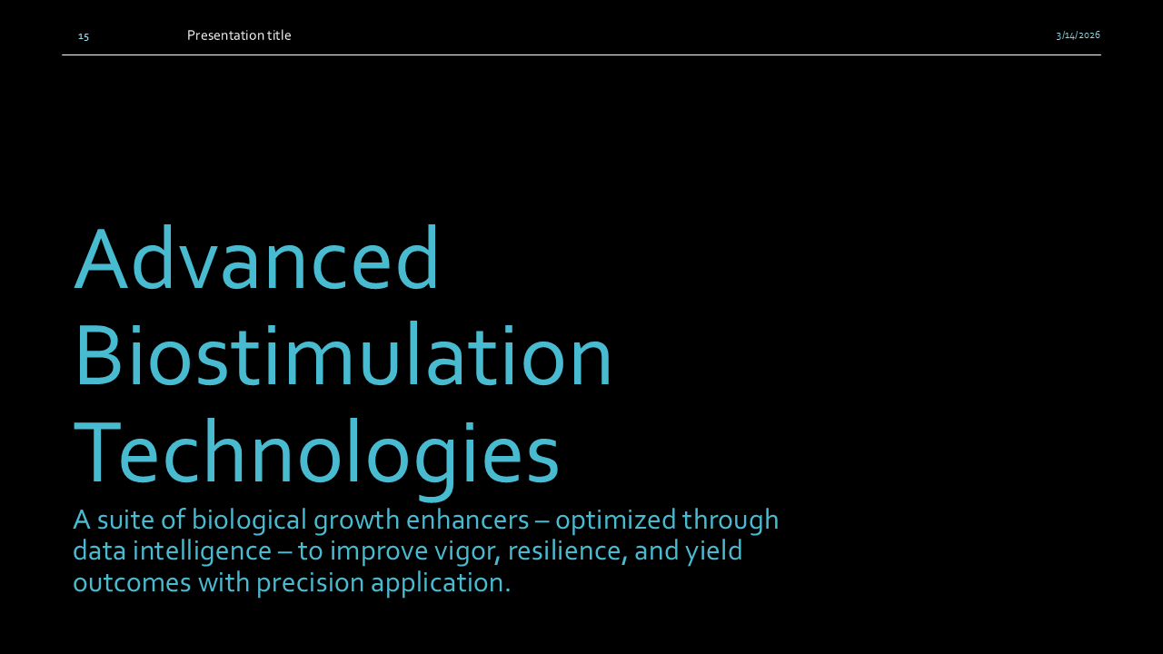 Apex Biogenics Overview, Commercial Wholesale Nursery Slide 15 