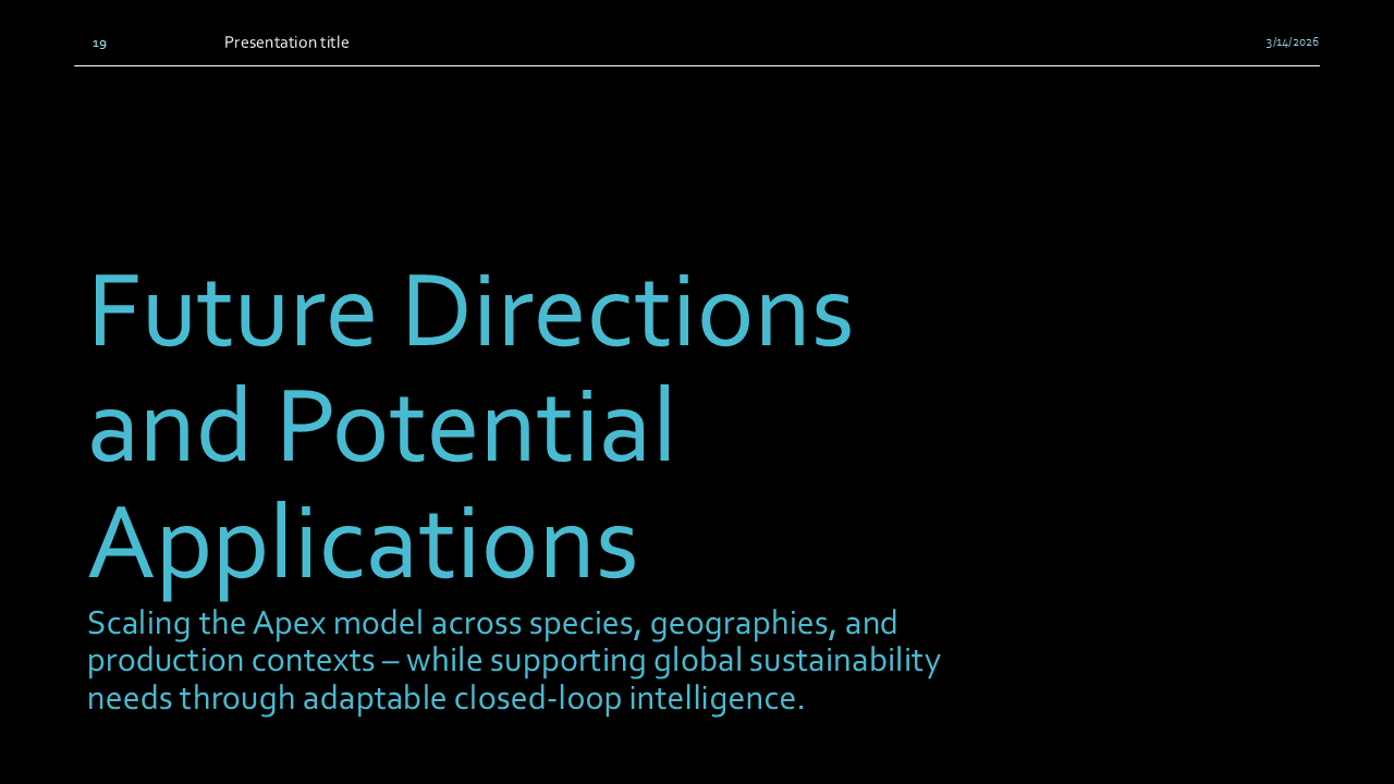 Apex Biogenics Overview, Commercial Wholesale Nursery Slide 19 